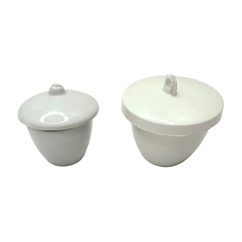 Lab chemical porcelain crucible / lab crucible