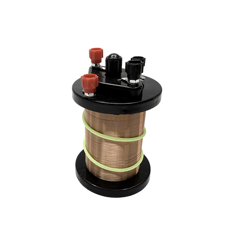 Physical electrical primary coil and secondary coil demonstrate instrument